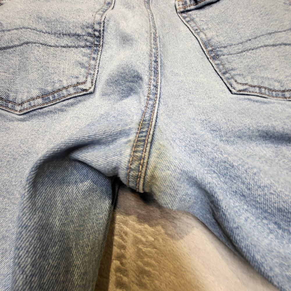 American Eagle Outfitters Jeans Womens 8 Blue Straight Stovepipe Light Wash - Picture 12 of 14